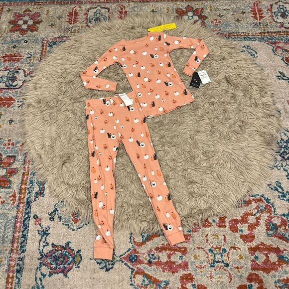 NWT Petit Lem Spooky Season glow in the dark PJ Set size 6X - Picture 4 of 8